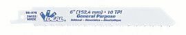 IDEAL Industries 36-075 Reciprocating Blade General Purpose, 6&quot;, 10 tpi, 5-pack-