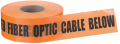 IDEAL Industries 42-104 Non-Detectable Underground Tape, &quot;Caution Buried Fiber Optic Line Below&quot;, 3&quot;, orange-