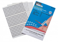 IDEAL Industries 44-111 Wire Marker Booklet, assortments +,-,AC,DC, POS, NEG, GND, NEUT, SPARE, BLANK-