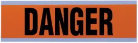 IDEAL Industries 44-289 Voltage and Conduit Marker Card, &quot;Danger&quot;, large, 5-pack-