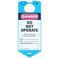 IDEAL Industries 44-790 Labeled Safety Lockout Hasp, "Do Not Operate", blue-