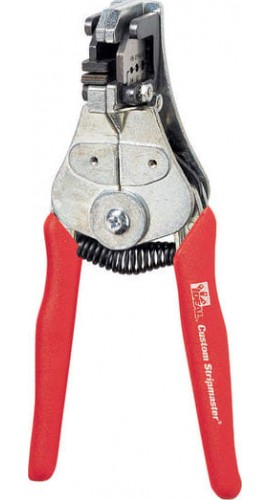 IDEAL Industries 45-388 Custom Stripmaster&amp;reg; Wire Stripper with stop latch and file pad, 26-30 AWG-