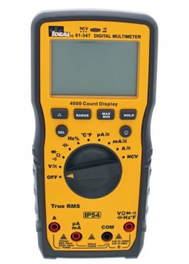IDEAL Industries 61-347 Test-Pro Handheld Digital Multimeter-