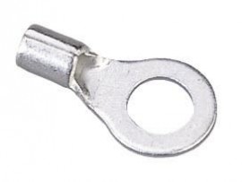 IDEAL Industries 83-0331 Non-Insulated Ring Terminal, 12 to 10 AWG, #8 stud, 25-pack-