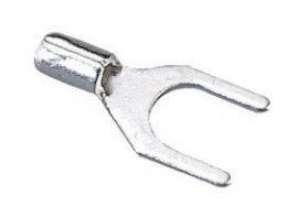 IDEAL Industries 83-6111 Non-Insulated Spade Terminals, 22 to 18 AWG, #6 stud, 25-pack-