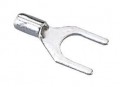 IDEAL Industries 83-6111 Non-Insulated Spade Terminals, 22 to 18 AWG, #6 stud, 25-pack-