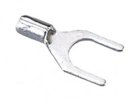 IDEAL Industries 83-6161 Non-Insulated Spade Terminals, 16 to 14 AWG, #8 stud, 25-pack-