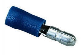 IDEAL Industries 83-8011 Vinyl Insulated Bullet Disconnects, 16 to 14 AWG, 25-pack-