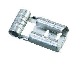 IDEAL Industries 83-9401 Non-Insulated Flag Female Disconnects, 16 to 14 AWG, 0.25", 25-pack-