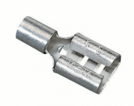 IDEAL Industries 83-9441 Non-Insulated Female Disconnect, 22 to 18 AWG, 0.187&quot; tab, 25-pack-