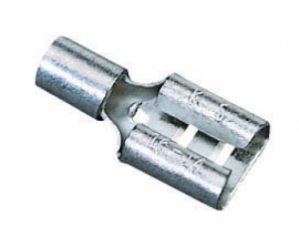 IDEAL Industries 83-9471 Non-Insulated  Female Disconnects, 22 to 18 AWG, 0.25&quot;, 25-pack-