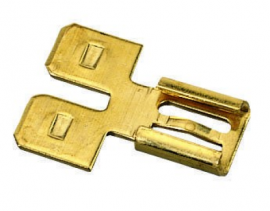 IDEAL Industries 83-9801 Non-Insulated Disconnect Male-to-Female Adapter, 2-1, 0.25 TAB, 25-pack-