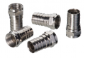 IDEAL Industries 85-017 RG-6 F Hex Crimp Connectors, 50-pack-