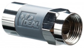 IDEAL Industries 85-069 TLC&amp;trade; Compression F-Connector RG-6, 4-pack-