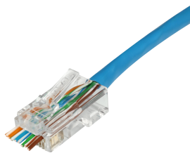 IDEAL Industries 85-370 Feed-Thru RJ45 Connectors, CAT5e, 25-pack-