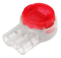 IDEAL Industries 86-930 UR2 Red IDC 3-Wire Butt Splice Jellybean, 100-pack-