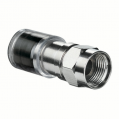 IDEAL Industries 89-1545 OmniConn™ RG-6 Quad F Compression Connectors, black, 1,000-pack-
