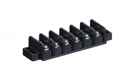 IDEAL Industries 89-206 Terminal Strip, 6-pole, 22 to 10 AWG-