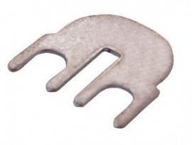 IDEAL Industries 89-323 Terminal Strip Jumper with 0.375&amp;quot; spacing for the 89-300, flat slip-on, 10-pack-