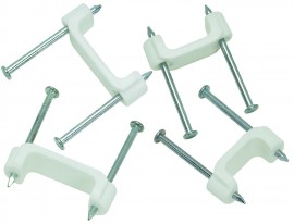 IDEAL Industries BPS3-1 Plastic Insulated Cable Staples, 3/4&quot;, 100-pack-