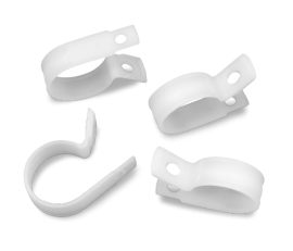 IDEAL Industries IT1000CCL2-C Cable Clamps, 1 x 1/2&quot;, natural nylon, #10, 100-pack-
