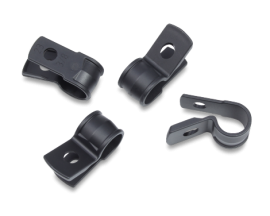 IDEAL Industries IT375CCL2-C0 Cable Clamp for #10 screw, UV black, 3/8 x 1/2&amp;quot;, 100-bag-