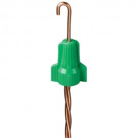 IDEAL Industries WGR-1 WingTwist&lt;small&gt;&lt;sup&gt;&amp;reg;&lt;/sup&gt;&lt;/small&gt; WGR Grounding Connector, green, 50-box-