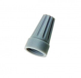 IDEAL Industries WT1-B WireTwist&lt;small&gt;&lt;sup&gt;&amp;reg;&lt;/sup&gt;&lt;/small&gt; WT1 Wire Connector, gray, 500-bag-