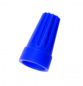 IDEAL Industries WT2-1 WireTwist&lt;small&gt;&lt;sup&gt;&amp;reg;&lt;/sup&gt;&lt;/small&gt; WT2 Wire Connector, blue, 100-box-