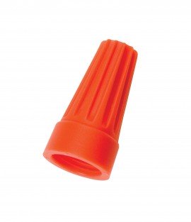 IDEAL Industries WT3-B WireTwist&lt;small&gt;&lt;sup&gt;&amp;reg;&lt;/sup&gt;&lt;/small&gt; WT3 Wire Connector, orange, 500-bag-