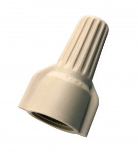 IDEAL Industries WT41-1 WingTwist&lt;small&gt;&lt;sup&gt;&amp;reg;&lt;/sup&gt;&lt;/small&gt; WT41 Wire Connector, tan, 100-box-