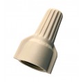 IDEAL Industries WT41-500JR WingTwist&lt;small&gt;&lt;sup&gt;&amp;reg;&lt;/sup&gt;&lt;/small&gt; WT41 Wire Connector, tan, 500-jar-