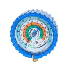 Imperial 451-CB Blue Pressure-Vac Gauge for R134A, R404A, R507 gases-