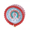 Imperial 451-CR Red Pressure-Vac Gauge for R134A, R404A, R507 gases-