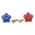 Imperial 602-RK Replacement HI and LO Knobs with stems for all 600 Series manifolds-
