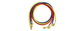 JB Industries CCLSX-60 KOBRA Secure Seal Refrigerant Hose Set with replaceable heads, 60&amp;quot;, &amp;frac14;&amp;quot; x &amp;frac14;&amp;quot;-