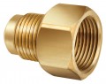 JB UR3-86 Flare Adapter with copper gasket, &amp;frac12;&amp;quot; female flare X &amp;frac38;&amp;quot; male flare-