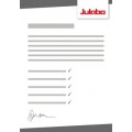 Julabo 2310110 IQ/OQ Documentation for temperature control instrument qualification, category 1-