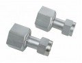 Julabo 8890009 Threaded Adapters, M16 x 1 F x 0.5&quot; F, 2-pack-