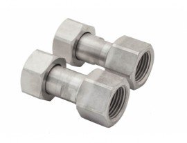 Julabo 8890055 Female to Female Adapters, M24 x 1.5 to 0.5&quot; NPT, 2-pack-