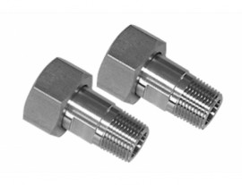 Julabo 8890059 Female to Male Adapters, M24 x 1.5 to 0.375&quot; NPT, 2-pack-