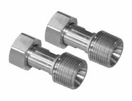 Julabo 8890061 Female to Male Adapters, M24 x 1.5 to 0.75&quot; NPT, 2-pack-