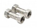 Julabo 8890089 Female to Female Adapters, M38 x 1.5 to M38 x 1.5, 2-pack-