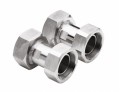 Julabo 8890101 Female to Female Adapters, M38 x 1.5 to 1" NPT, 2-pack-