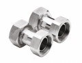 Julabo 8890101 Female to Female Adapters, M38 x 1.5 to 1&quot; NPT, 2-pack-