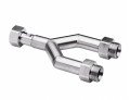 Julabo 8890142 Twin Distributing Adapter, M30 x 1.5, female to male-