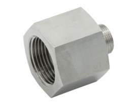 Julabo 8891009 Adapter, M16 male x 1 to 0.75" BSP female, stainless steel-