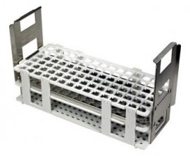 Julabo 8970382 Polypropylene Test Tube Rack, 90 tubes, 0.43 to 0.47"-