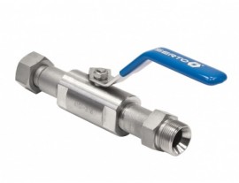 Julabo 8970851 Shut-Off Valve, -76 to 392&amp;deg;F, M24 x 1.5 female to male connector-