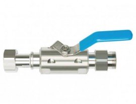 Julabo 8970852 Shut-Off Valve, -76 to 392&amp;deg;F, M30 x 1.5 female to male connector-